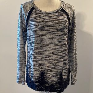 Jolt Lace Long Sleeved Sweater